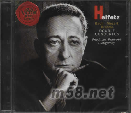 DOUBLE CONCERTOS 勃拉姆斯,莫扎特,巴赫專輯正面圖片