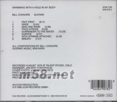 SWIMMING WITH A HOLE IN MY BODY專輯背面圖片