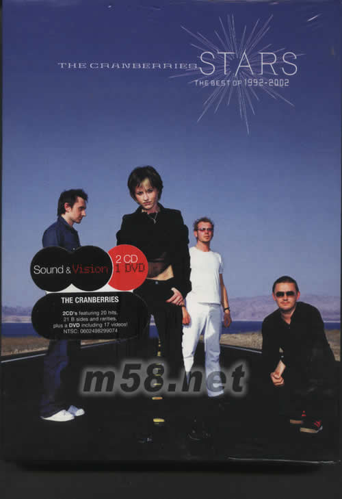 THE Cranberries star THE BEST OF 1992-2002(CD+DVD套裝)專輯正面圖片