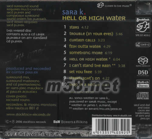 赴湯蹈火HELL OR HIGH WATER SACD專(zhuān)輯背面圖片