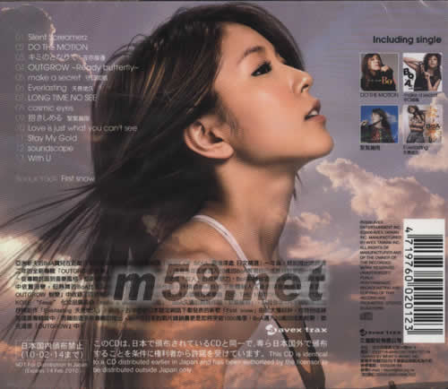 OUTGROW專輯背面圖片