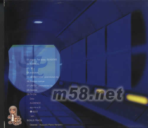 第二張MUSIC VIDEO 精選 clips vol.2(初回限量版)專輯背面圖片