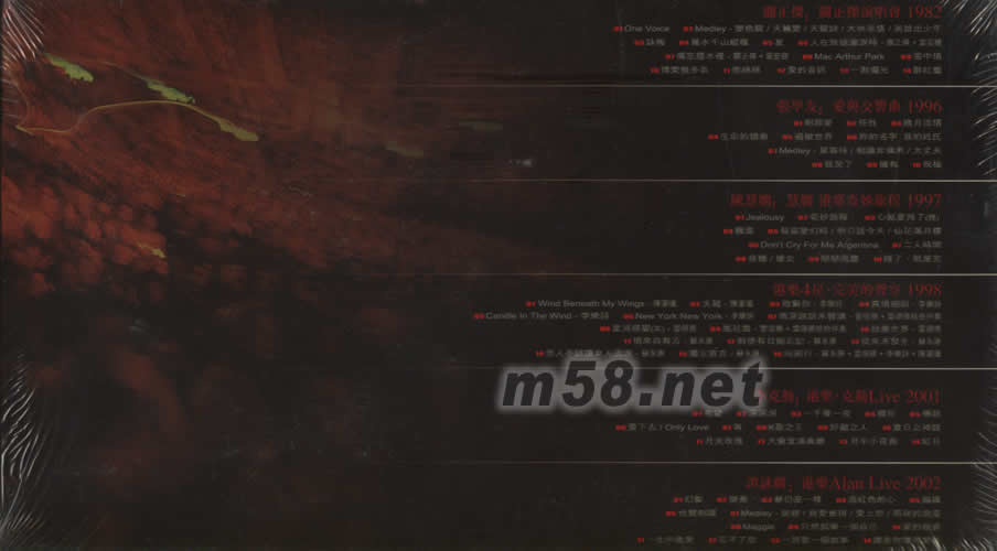 港樂巨星22年6CD專輯背面圖片