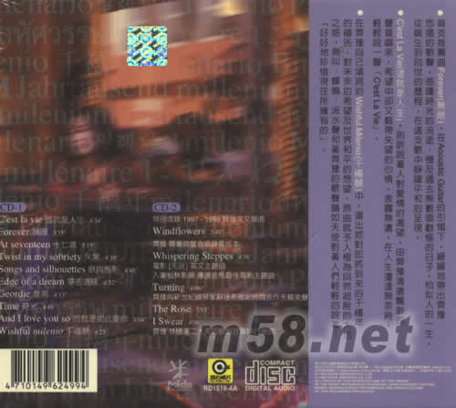 這就是人生專輯背面圖片