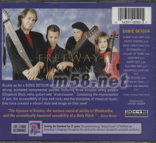 SONIC DETOUR高速公路四重奏(喇叭花系列)專輯背面圖片