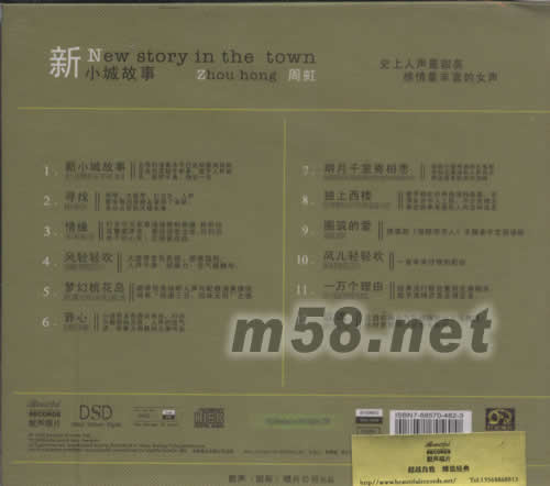 新小城故事 K2HD專輯背面圖片