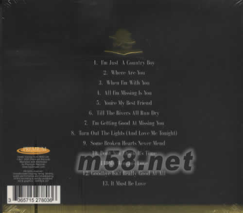 原音重現AUDIOPHILE SELECTION (24K金版)專輯背面圖片