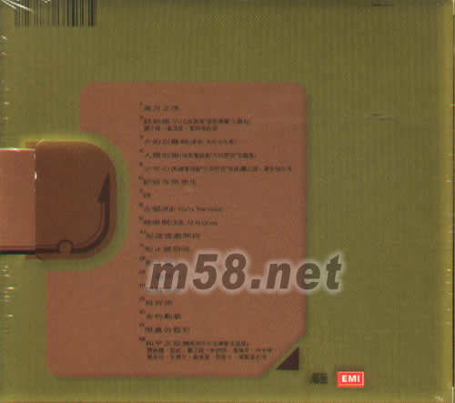 星聲傳集 關正杰專輯背面圖片