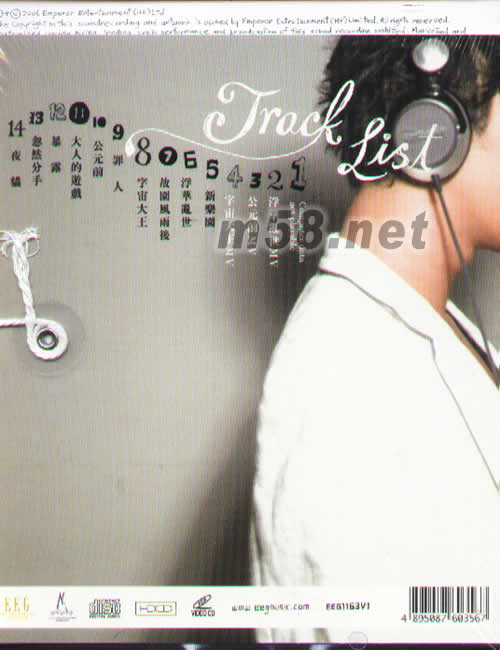 Documentary專輯背面圖片