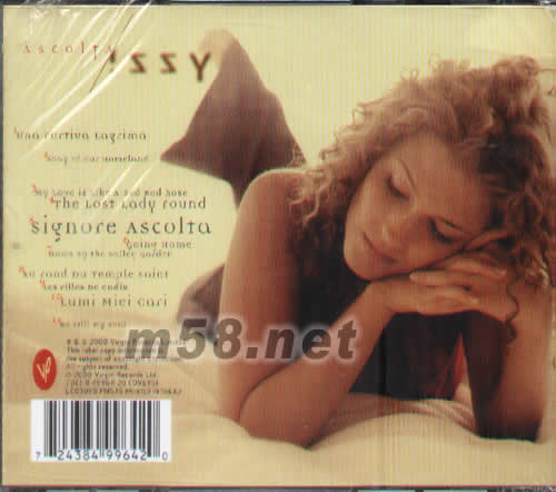 ASCOLTA專輯背面圖片