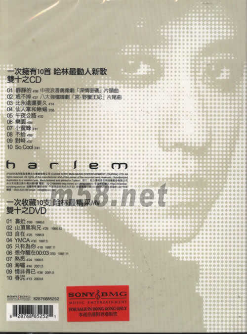 戒不掉 (CD+DVD)專輯背面圖片