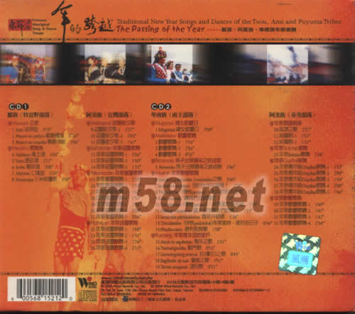 年的跨越專輯背面圖片