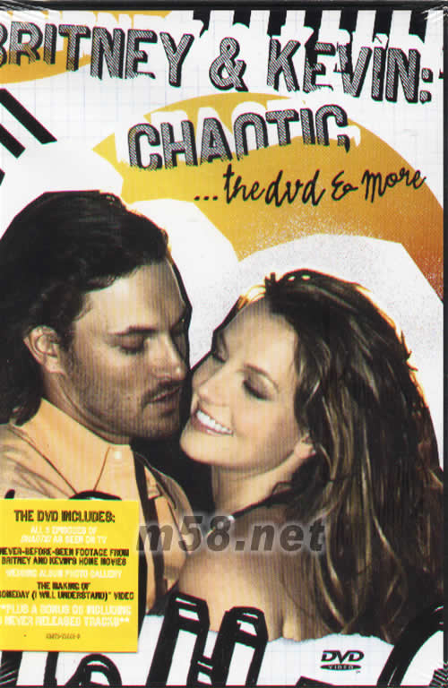 BRITNEY&KEVIN CHAOTIC THE DVD&MORE DVD專輯正面圖片