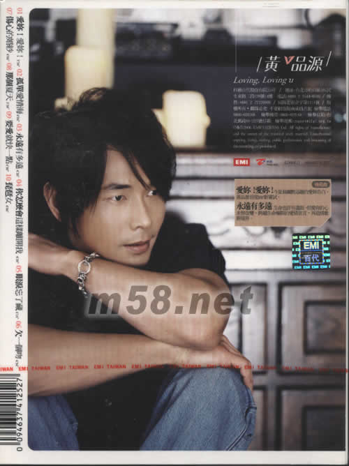 愛你!愛你(臺(tái)灣版)專輯背面圖片