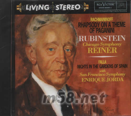 RACHMANNOFF帕格尼尼主題狂想曲(LIVING STEREO 逼真立體聲系列)專輯正面圖片