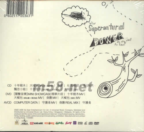 Kelvin Kwan首張同名專輯專輯背面圖片