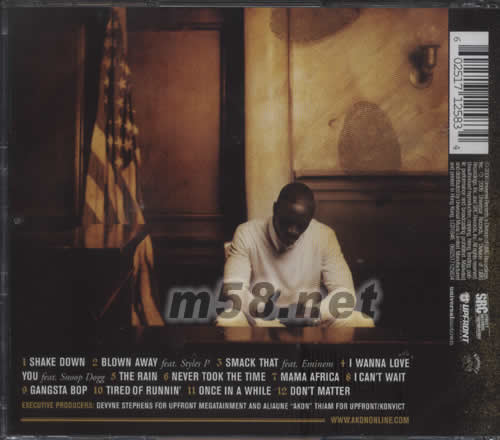 Konvicted寂寞有罪專輯背面圖片