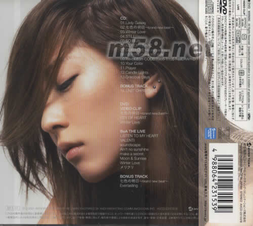 Made In Twenty(CD+DVD日本版)專(zhuān)輯背面圖片