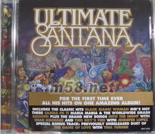 ULTIMATE SANTANA山塔那最精選專輯正面圖片