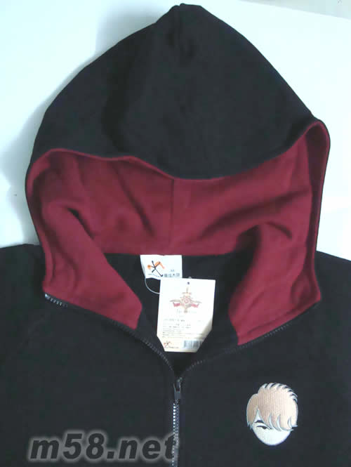 2007年世界巡回演唱會系列連帽外套外套正面帽與領口局部圖片