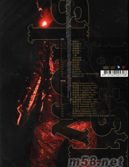 BEST SHOW(勁舞天王版)專輯背面圖片