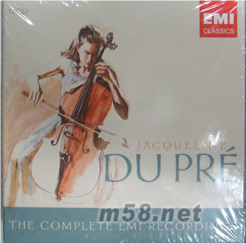 杜甫蕾 大提琴17CD套裝專輯正面圖片