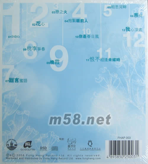 不一樣的方伊琪專輯背面圖片