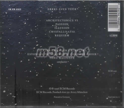 ERKKI-SVEN TUUR CRYSTALLISATIO專輯背面圖片