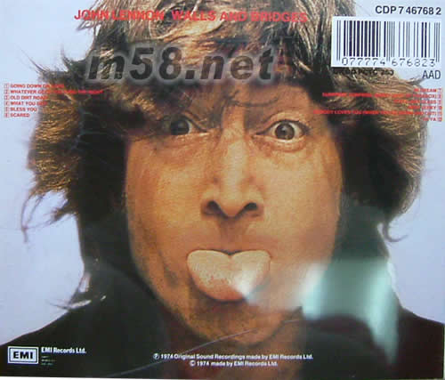 WALLS AND BRIDGES專輯背面圖片