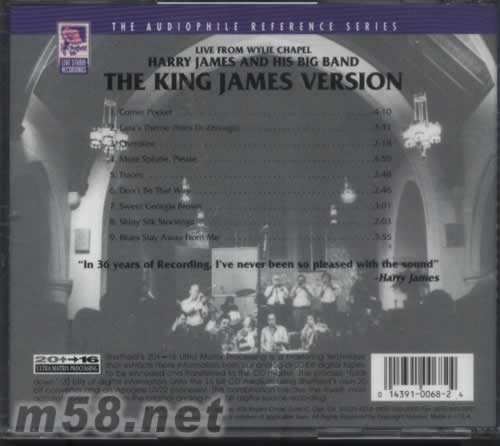 THE KING JAMES VERSION(現場錄音)專輯背面圖片