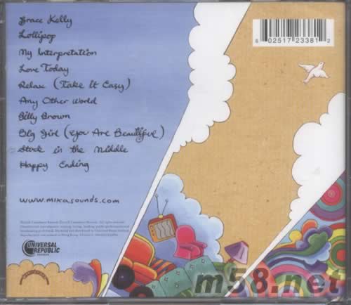 Life In Cartoon Motion專(zhuān)輯背面圖片