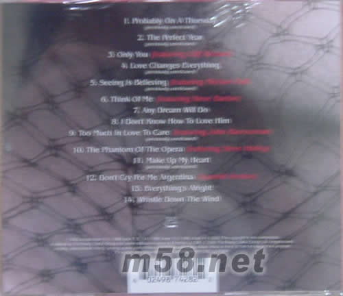 LOVE CHANGES EVERYTHING專(zhuān)輯背面圖片