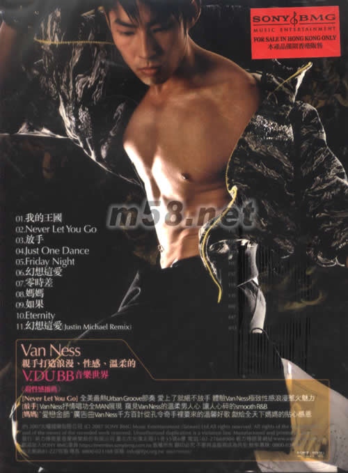 V.DUBB窺視版專輯背面圖片