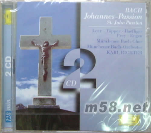 巴赫:受難曲專輯正面圖片