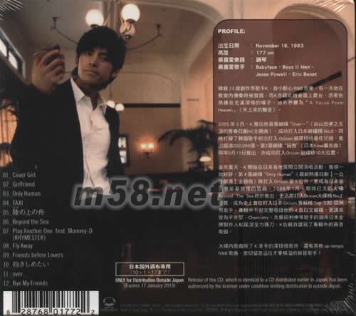 BEYOND THE SEA專輯背面圖片