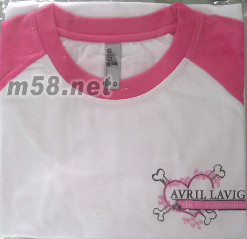 The Best Damn Thing(中袖紅色T恤限量版)紅恤正面圖片