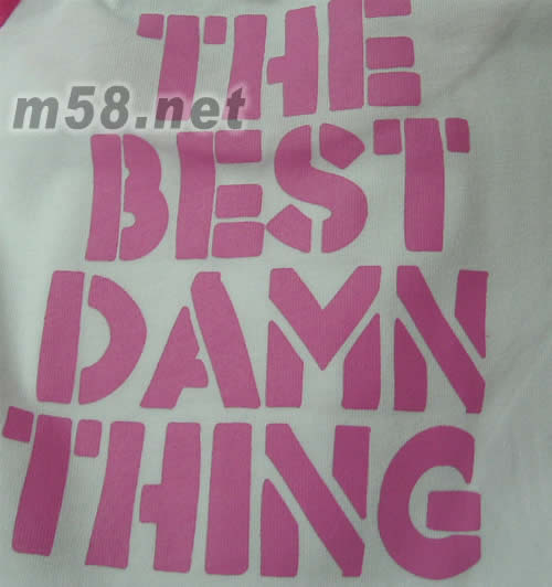 The Best Damn Thing(中袖紅色T恤限量版)紅恤背面圖案