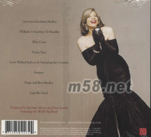 爵士天后情感 PATTI AUSIN專輯背面圖片