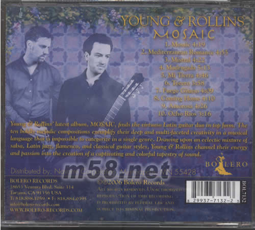 MOSAIC 馬賽克專輯背面圖片