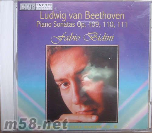 FABIO BIDINI鋼琴演奏貝多芬24k專輯正面圖片