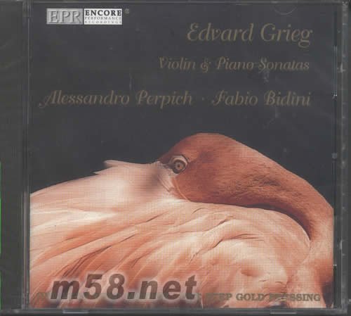 EDVAD GRIEG鋼琴與小提琴24k專輯正面圖片