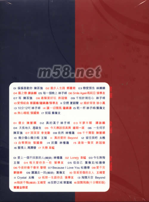 樂壇班霸專輯背面圖片