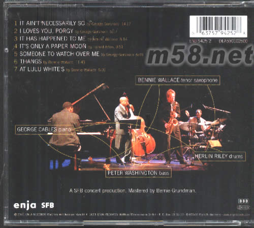 HIFI昔士風(fēng)演奏會專輯背面圖片