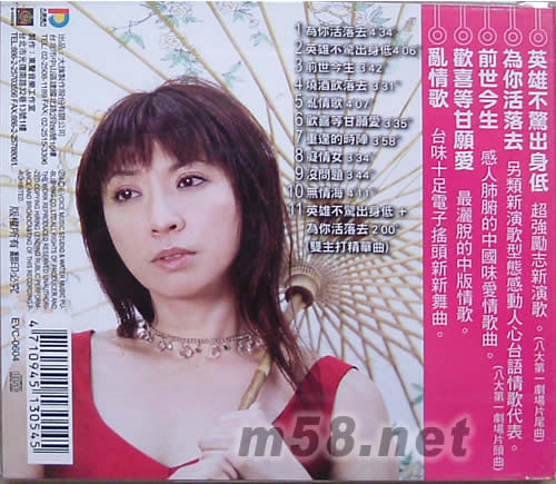 英雄不驚出身低專輯背面圖片