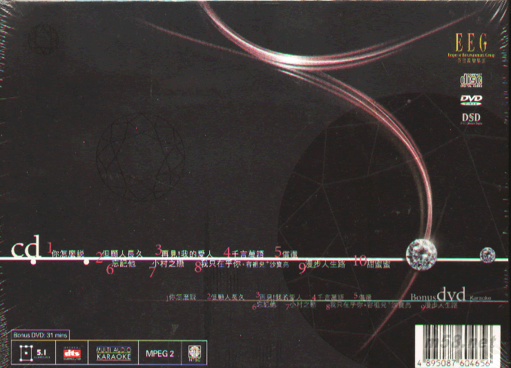 甜蜜蜜2007鄧麗君金曲交響演唱會專輯背面圖片