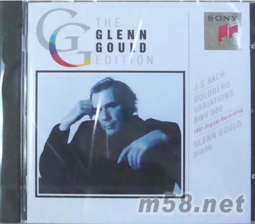 巴赫 歌德堡變奏曲988 (GLENN GOULD鋼琴)專輯正面圖片