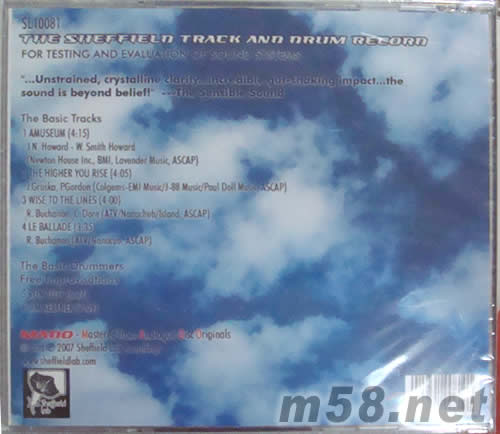 試音鼓 THE SHEFFIELD TRACK & DRUM RECORD專輯背面圖片