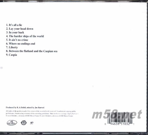 Keren Ann回歸本我專輯背面圖片