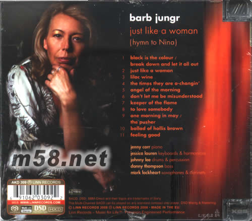 JUST LIKE A WOMAN就像女人SACD專輯背面圖片