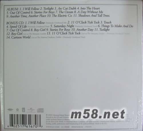 BOY(特別版)專輯背面圖片